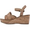 imageWHITE MOUNTAIN Womens Simple Wedge SandalCorkNatural