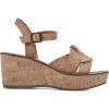 imageWHITE MOUNTAIN Womens Simple Wedge SandalCorkNatural