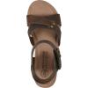 imageWHITE MOUNTAIN womens PrezoWedge SandalBrownLeather