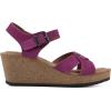 imageWHITE MOUNTAIN womens PrezoWedge SandalPurple RainSuede