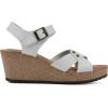 imageWHITE MOUNTAIN womens PrezoWedge SandalWhiteLeather