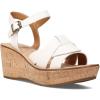 imageWHITE MOUNTAIN Womens Simple Wedge SandalWhite