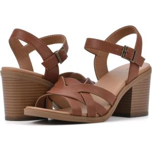 imageWHITE MOUNTAIN Womens Bergen Heeled SandalCognac