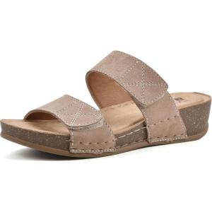 imageWHITE MOUNTAIN Womens Fervent Wedge SandalBeachwoodSuede