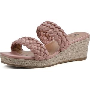 imageWHITE MOUNTAIN Womens Salvadora Platform Wedge SandalBlush PinkSmooth