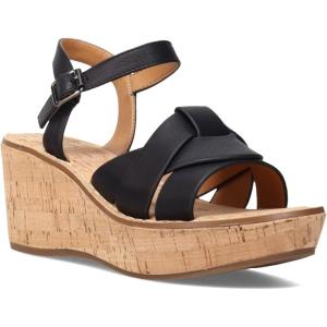 imageWHITE MOUNTAIN Womens Simple Wedge SandalBlack