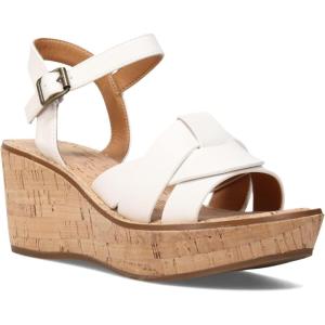 imageWHITE MOUNTAIN Womens Simple Wedge SandalWhite