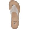 imageWHITE MOUNTAIN Womens Beach Wedge SandalClearSilverSmooth