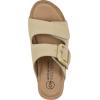 imageWHITE MOUNTAIN Womens Fearful DoubleStrap MiniWedge SandalButter CreamSuede