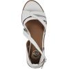 imageWHITE MOUNTAIN Womens Kika Open Toe Flat SandalWhiteSmooth