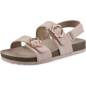 imageWhite Mountain Kids Girls Gingham Floral Buckle SandalLtblushSmooth