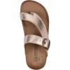 imageWHITE MOUNTAIN Carly Signature ComfortMolded Footbed Sandal RosegoldLeather 4 M