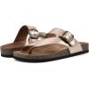 imageWHITE MOUNTAIN Carly Signature ComfortMolded Footbed Sandal RosegoldLeather 4 M