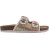 imageWHITE MOUNTAIN Girls Grazing Slide SandalSorbetMultiRaffia
