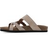 imageWHITE MOUNTAIN Handpick Flat SandalSandal WoodSuede