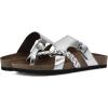 imageWHITE MOUNTAIN Handpick Flat SandalSilverLeather