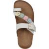 imageWHITE MOUNTAIN Kids Graffito Signature ComfortMolded Floral Footbed SandalWhiteMultiSmooth