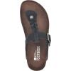 imageWHITE MOUNTAIN Shoes Handle Leather Footbeds SandalBlackNubuck