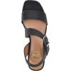 imageWHITE MOUNTAIN Womens Albatas Low Block Heel SandalBlackSmooth