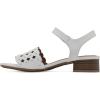 imageWHITE MOUNTAIN Womens Alumina Heeled SandalWhiteSmooth
