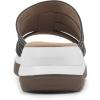 imageWHITE MOUNTAIN Womens Fascinate Slide SandalBrownSmooth