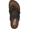 imageWHITE MOUNTAIN Womens Hangout Footbed SandalBlackNubuck