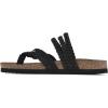 imageWHITE MOUNTAIN Womens Hangout Footbed SandalBlackNubuck