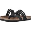 imageWHITE MOUNTAIN Womens Hangout Footbed SandalBlackNubuck