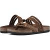 imageWHITE MOUNTAIN Womens Hangout Footbed SandalBrownLeather