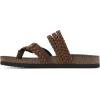 imageWHITE MOUNTAIN Womens Hangout Footbed SandalBrownLeather