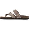 imageWHITE MOUNTAIN Womens Hangout Footbed SandalSandal WoodSuede
