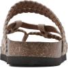 imageWHITE MOUNTAIN Womens Hangout Footbed SandalSandal WoodSuede