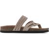 imageWHITE MOUNTAIN Womens Hangout Footbed SandalSandal WoodSuede