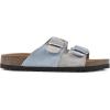 imageWHITE MOUNTAIN Womens Hippy Footbed SandalDustytealLtgreyLeather