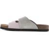 imageWHITE MOUNTAIN Womens Hippy Footbed SandalLavenderblushLtgreyLeather