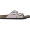 imageWHITE MOUNTAIN Womens Hippy Footbed SandalLavenderblushLtgreyLeather