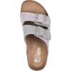 imageWHITE MOUNTAIN Womens Hippy Footbed SandalLavenderblushLtgreyLeather