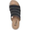 imageWHITE MOUNTAIN Womens Horizon Flat SandalBlackSmooth