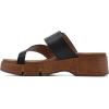 imageWHITE MOUNTAIN Womens Leftover Platform SandalBlackBurnSmooth
