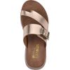imageWHITE MOUNTAIN Womens Leftover Platform SandalRosegoldMetallic