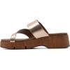 imageWHITE MOUNTAIN Womens Leftover Platform SandalRosegoldMetallic
