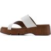 imageWHITE MOUNTAIN Womens Leftover Platform SandalWhiteBurnSmooth
