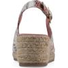 imageWHITE MOUNTAIN Womens Maize SlingBack MiniHeel Espadrille SandalBlushFloralFab