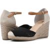 imageWHITE MOUNTAIN Womens Maven Espadrille Wedge SandalBlackSmooth