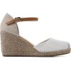 imageWHITE MOUNTAIN Womens Maven Espadrille Wedge SandalWhiteSmooth