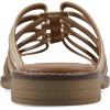 imageWHITE MOUNTAIN Womens Mazy Strappy SandalGoldMetSmooth