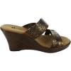 imageWHITE MOUNTAIN Womens Origami SandalBronze