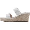 imageWHITE MOUNTAIN Womens Yoyo Platform SandalWhiteSmooth