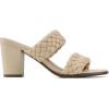 imageWHITE MOUNTAIN Womens by Far Block HeelButter CreamSmooth