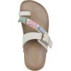 imageWhite Mountain Kids Girls Gentoo Butterfly SandalWhiteMultiSmooth